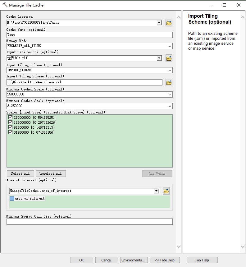 ArcGIS-ManageTileCache