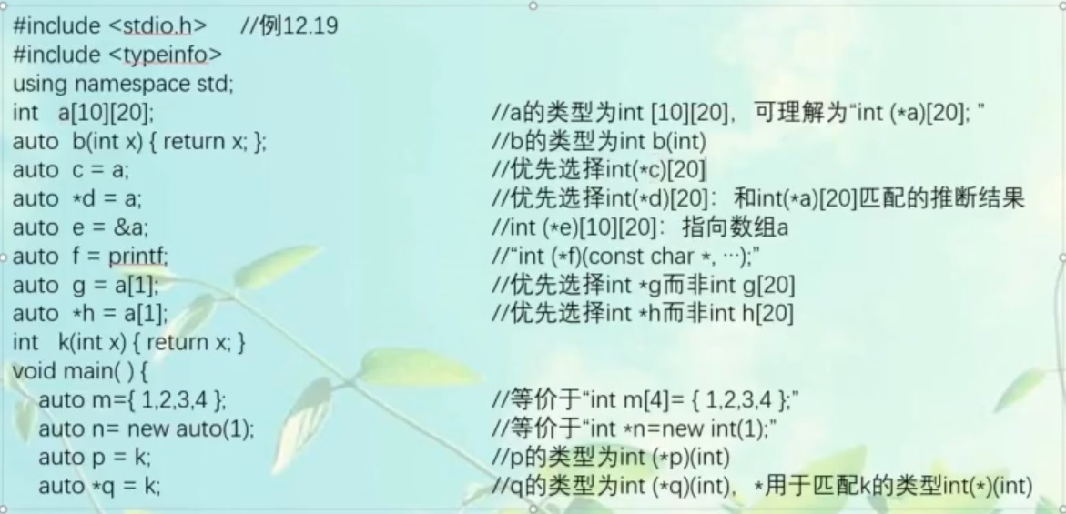 C++-auto类型推导案例