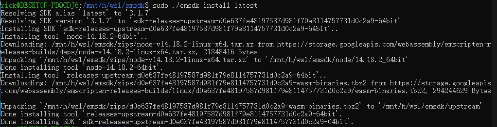 emcc-emsdk-install-latest