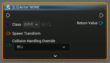 unreal从类生成Actor